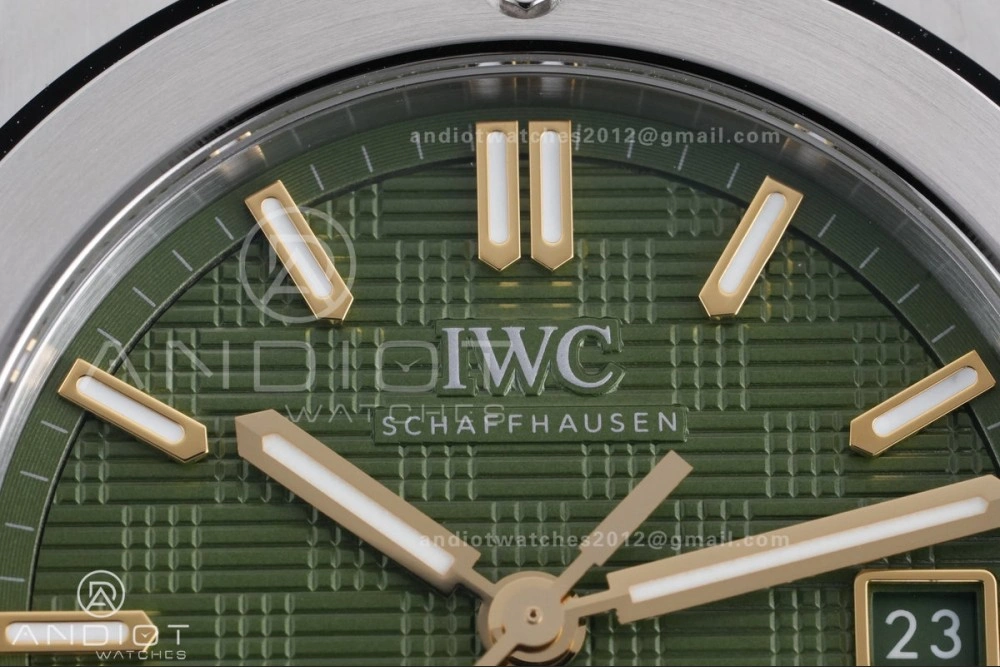 V7 Factory IWC Ingenieur IW328908 Green V2 Dial On SS Automatic A2892