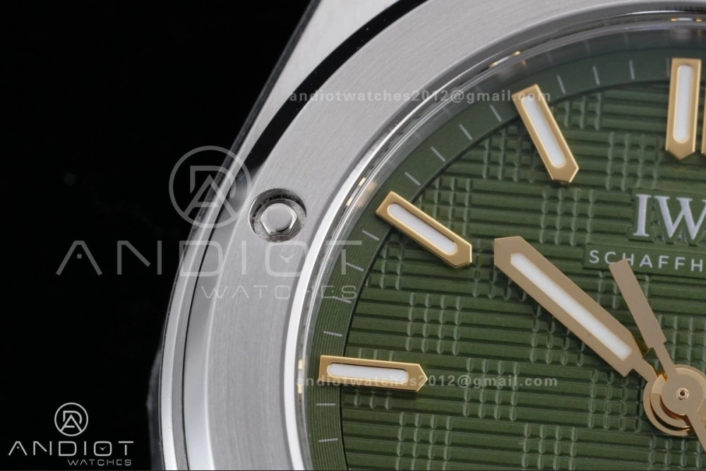 V7 Factory IWC Ingenieur IW328908 Green V2 Dial On SS Automatic A2892