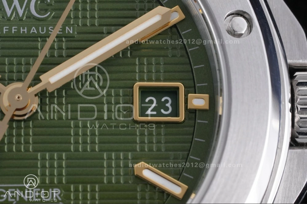 V7 Factory IWC Ingenieur IW328908 Green V2 Dial On SS Automatic A2892