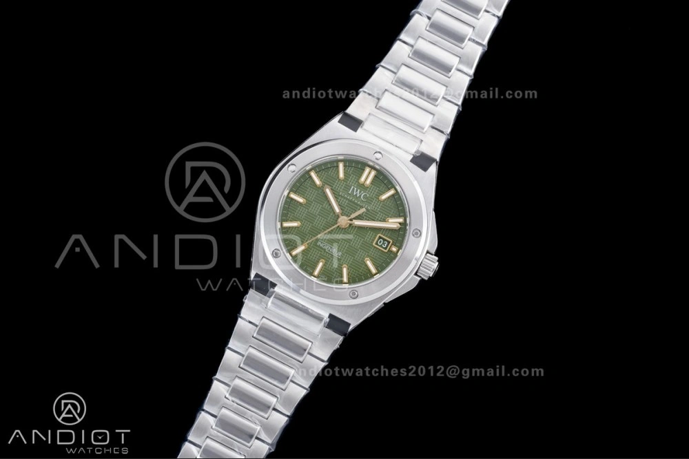 V7 Factory IWC Ingenieur IW328908 Green V2 Dial On SS Automatic SW300