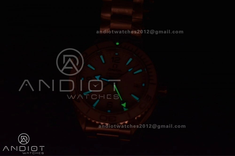 VS Factory White 39.5mm Seamaster Planet Ocean 600m Made 1:1 like Genuine