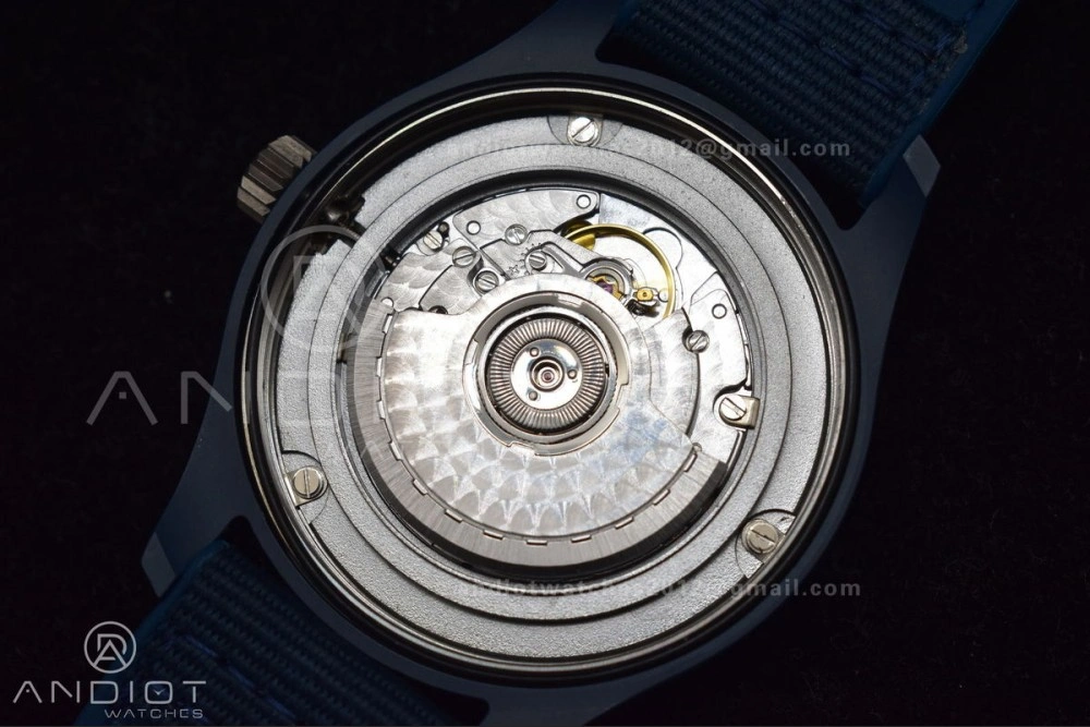 Watch of Pilot 'Laureus Sport for Good' Blue Ceramic M+F Best Edition on Blue Nylon Strap A2892