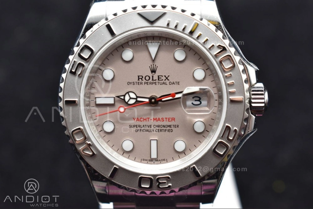 Yacht-Master 116622 GSF 1:1 Best Edition Carnation Dial on SS Bracelet A2836