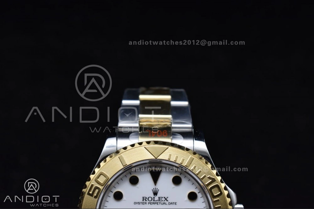 Yacht-Master 116623 YG Plated GMF Best Edition White Dial on SS YG Bracelet SA3135