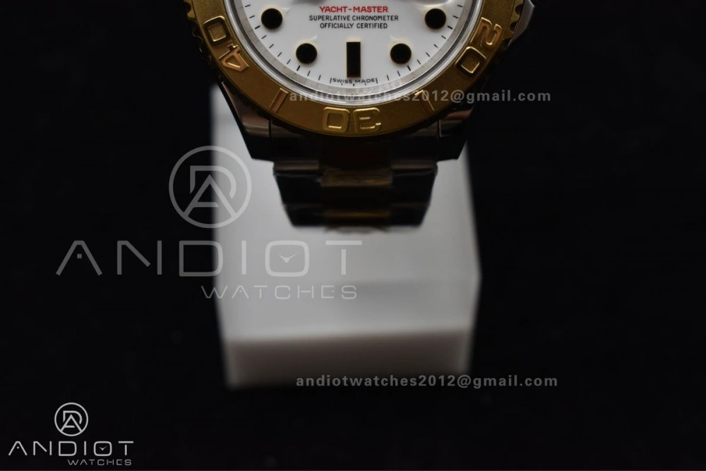 Yacht-Master 116623 YG Plated GMF Best Edition White Dial on SS YG Bracelet SA3135