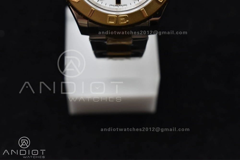 Yacht-Master 116623 YG Plated GMF Best Edition White Dial on SS YG Bracelet SA3135