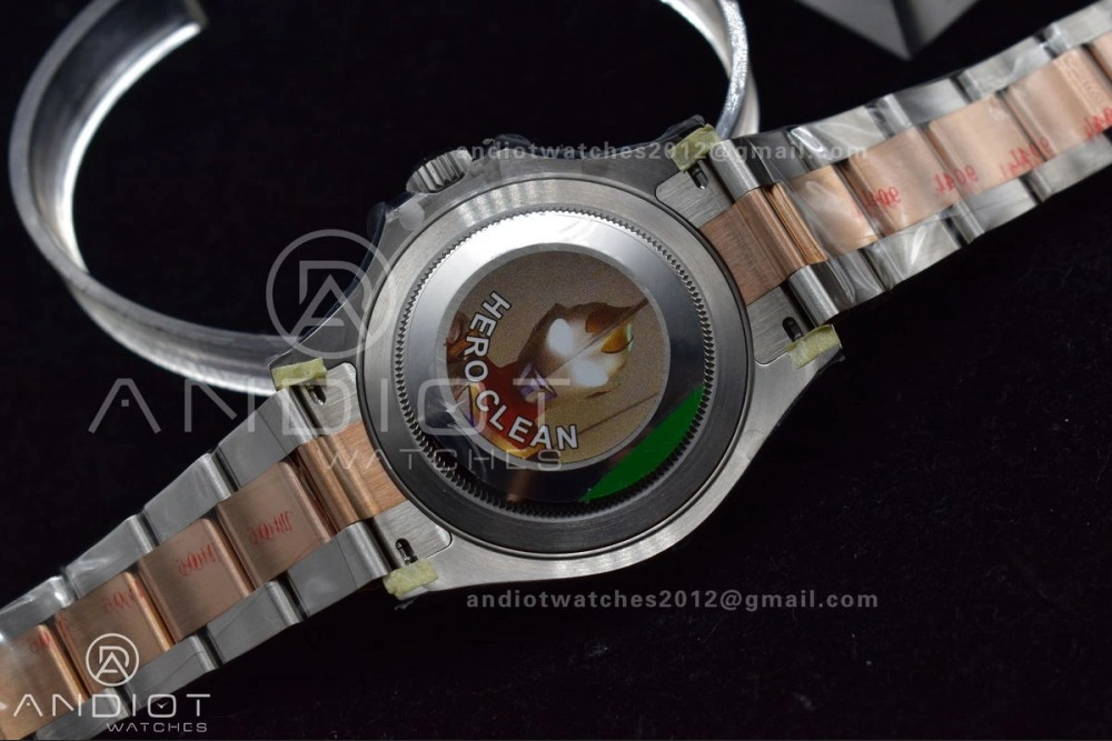 Yacht-Master 126621 Clean 1:1 Best Edition Rose Gold Plated 904L Steel Brown Dial On SS Bracelet VR3235