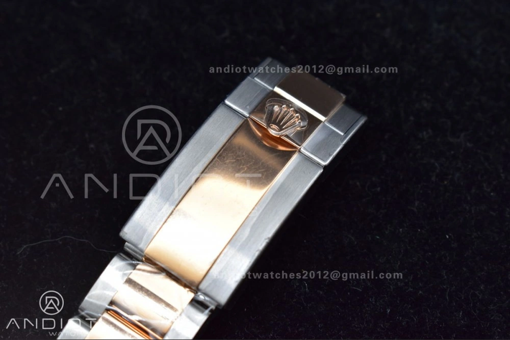 Yacht-Master 126621 Clean 1:1 Best Edition Rose Gold Plated 904L Steel Brown Dial On SS Bracelet VR3235