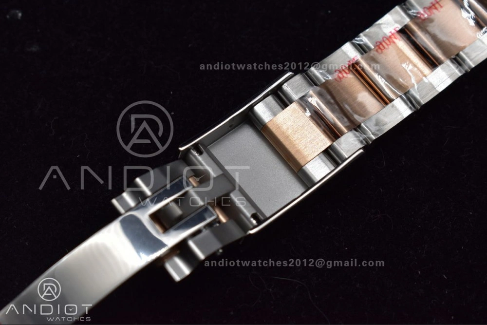 Yacht-Master 126621 Clean 1:1 Best Edition Rose Gold Plated 904L Steel Brown Dial On SS Bracelet VR3235