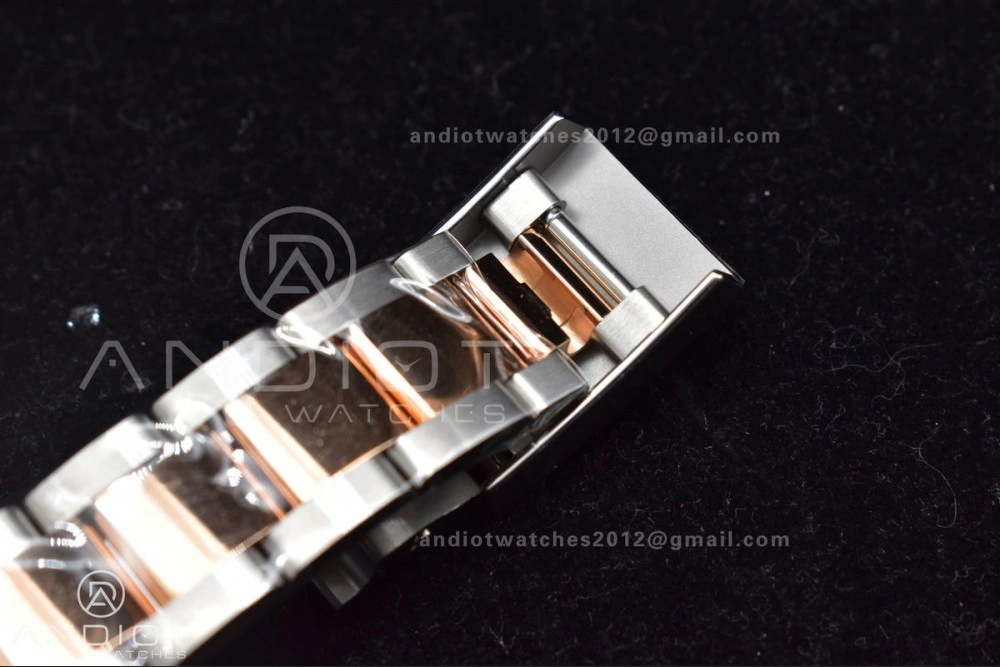 Yacht-Master 126621 Clean 1:1 Best Edition Rose Gold Plated 904L Steel Brown Dial On SS Bracelet VR3235