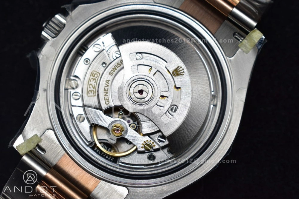 Yacht-Master 126621 Clean 1:1 Best Edition Rose Gold Plated 904L Steel Brown Dial On SS Bracelet VR3235