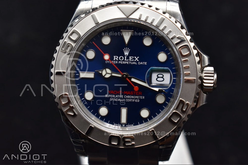 Yacht-Master 126622 904L Steel VSF 1:1 Best Edition Blue Dial on SS Bracelet VS3235