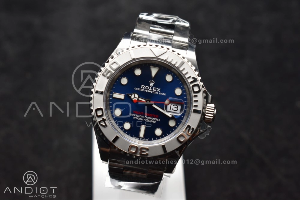 Yacht-Master 126622 Clean 1:1 Best Edition 904L Steel Blue Dial on SS Bracelet VR3235