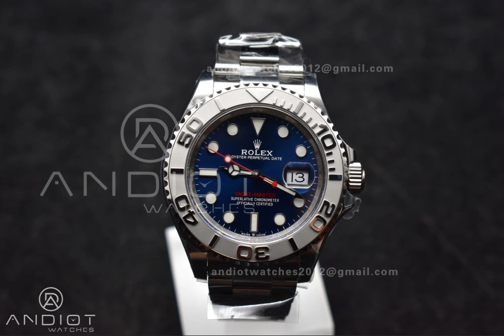Yacht-Master 126622 Clean 1:1 Best Edition 904L Steel Blue Dial on SS Bracelet VR3235