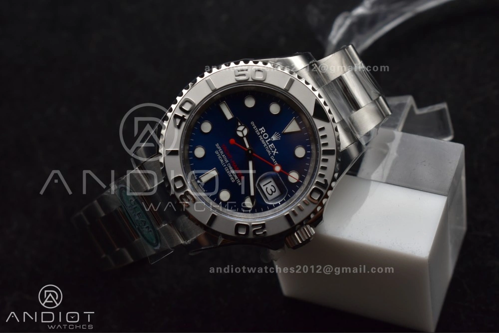 Yacht-Master 126622 Clean 1:1 Best Edition 904L Steel Blue Dial on SS Bracelet VR3235