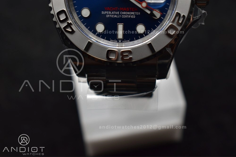 Yacht-Master 126622 Clean 1:1 Best Edition 904L Steel Blue Dial on SS Bracelet VR3235