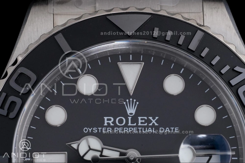 Yacht-Master 226627 Titanium Clean 1:1 Best Edition Black Dial On Titanium Bracelet SH3235