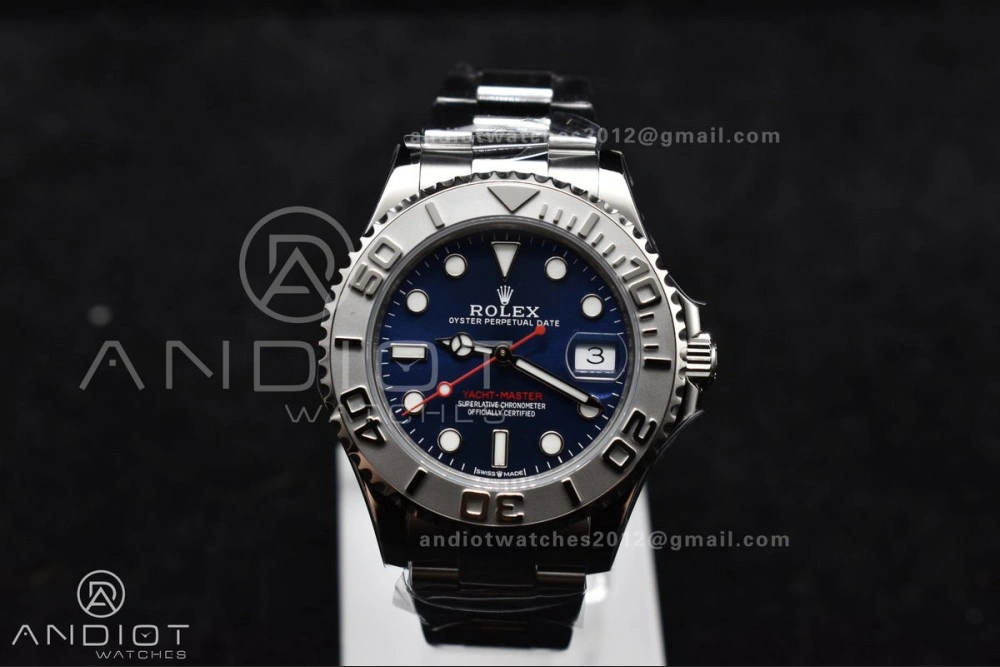 Yacht-Master 37mm 268622 CVSF 1:1 Best Edition Blue Dial 316L SS Case and Bracelet A2824