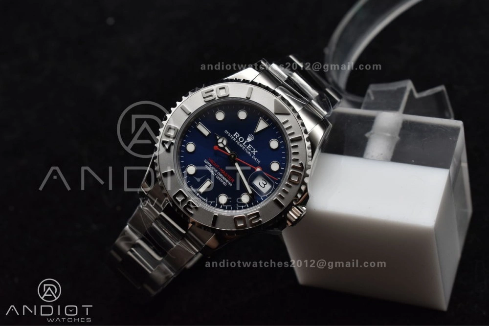 Yacht-Master 37mm 268622 CVSF 1:1 Best Edition Blue Dial 316L SS Case and Bracelet A2824