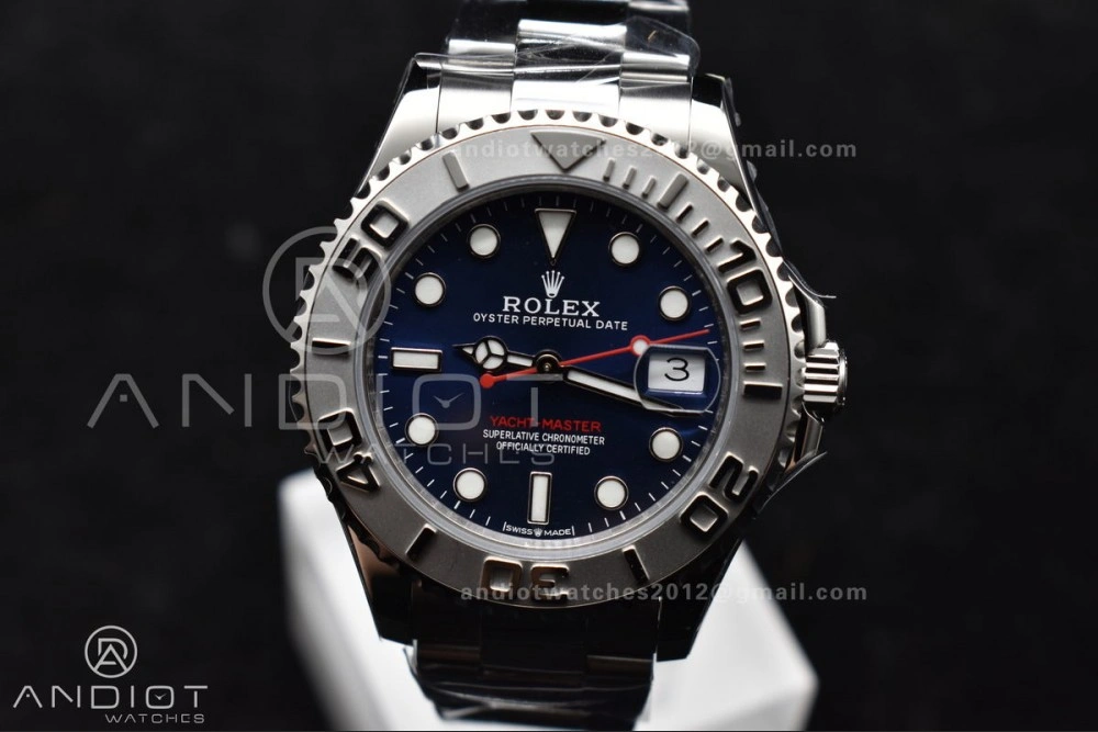 Yacht-Master 37mm 268622 CVSF 1:1 Best Edition Blue Dial 316L SS Case and Bracelet A2824