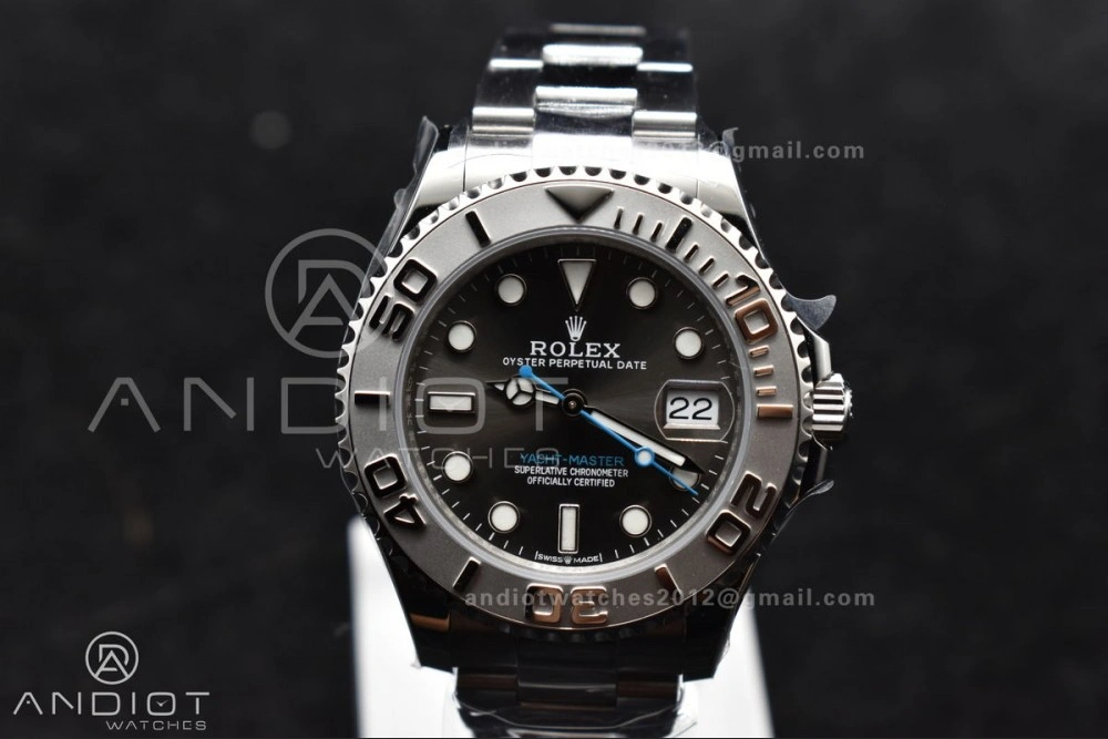 Yacht-Master 37mm 268622 CVSF 1:1 Best Edition Gray Dial 316L SS Case and Bracelet A2824