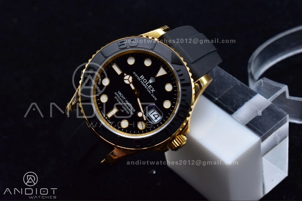 Yacht-Master 42mm 226658 VSF 1:1 Best Edition 3D Black Ceramic Bezel on Black Rubber Strap VS3235