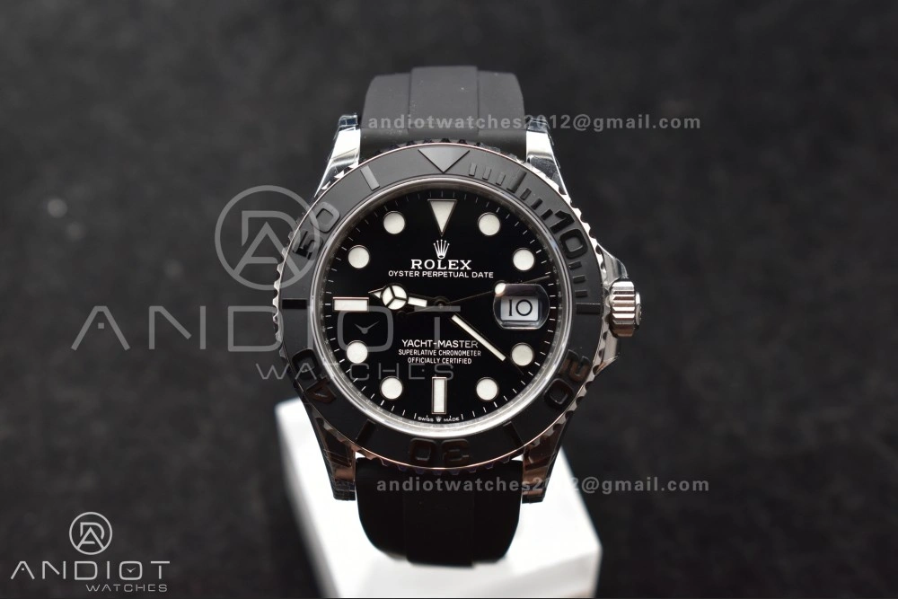 Yacht-Master 42mm 226659 VSF 1:1 Best Edition 3D Black Ceramic Bezel on Oyster flex Strap VS3235 V3 (Gain Weight)