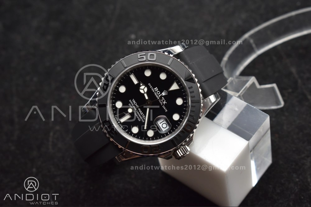 Yacht-Master 42mm 226659 VSF 1:1 Best Edition 3D Black Ceramic Bezel on Oyster flex Strap VS3235 V3 (Gain Weight)