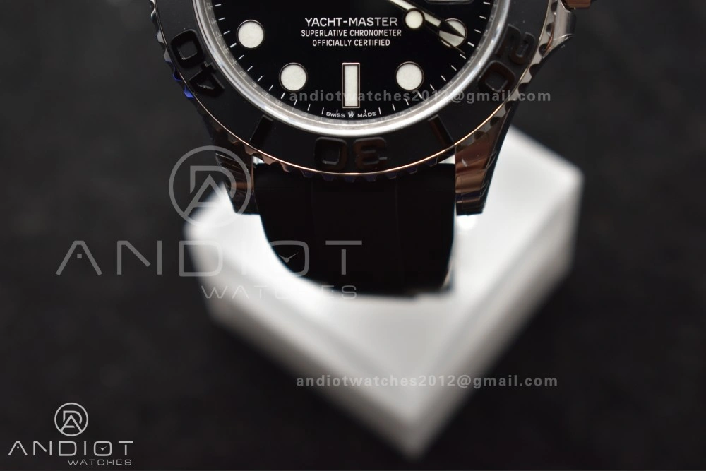 Yacht-Master 42mm 226659 VSF 1:1 Best Edition 3D Black Ceramic Bezel on Oyster flex Strap VS3235 V3 (Gain Weight)