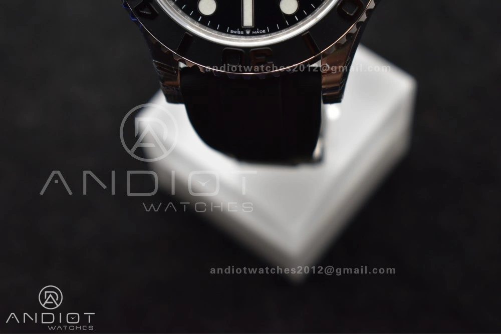 Yacht-Master 42mm 226659 VSF 1:1 Best Edition 3D Black Ceramic Bezel on Oyster flex Strap VS3235 V3 (Gain Weight)