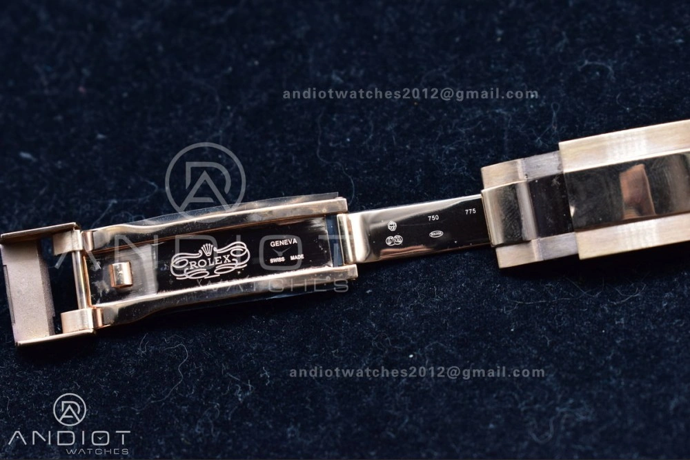 YachtMaster II 116685 RG Blue Ceramic GMF 1:1 Best Edition on RG Bracelet A7750