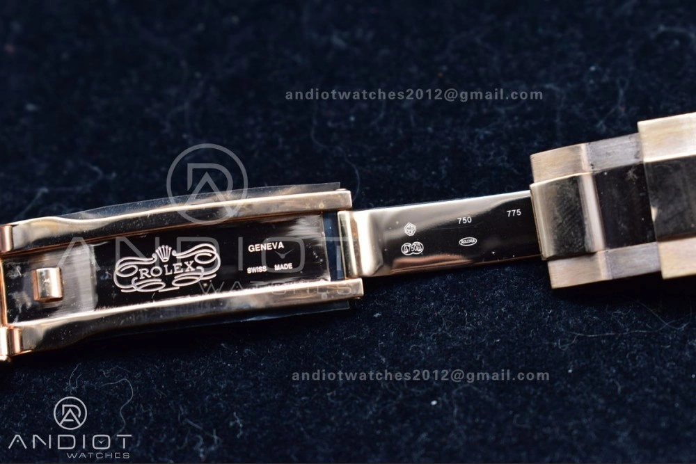 YachtMaster II 116685 RG Blue Ceramic GMF 1:1 Best Edition on RG Bracelet A7750