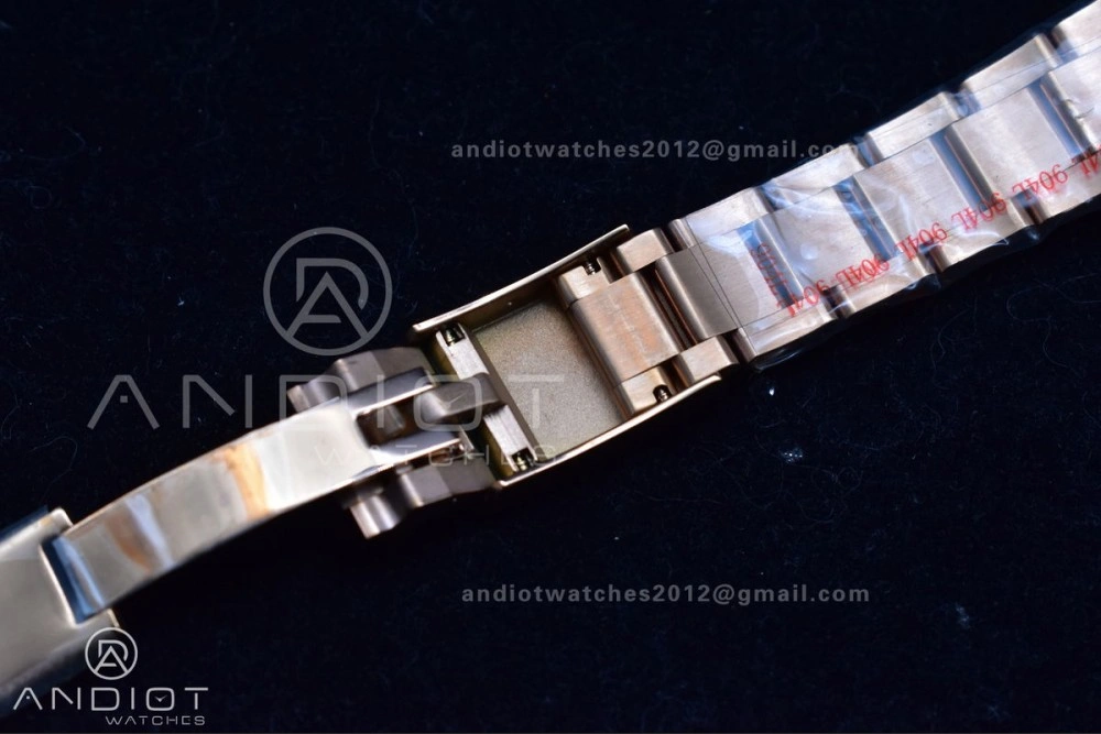 YachtMaster II 116685 RG Blue Ceramic GMF 1:1 Best Edition on RG Bracelet A7750