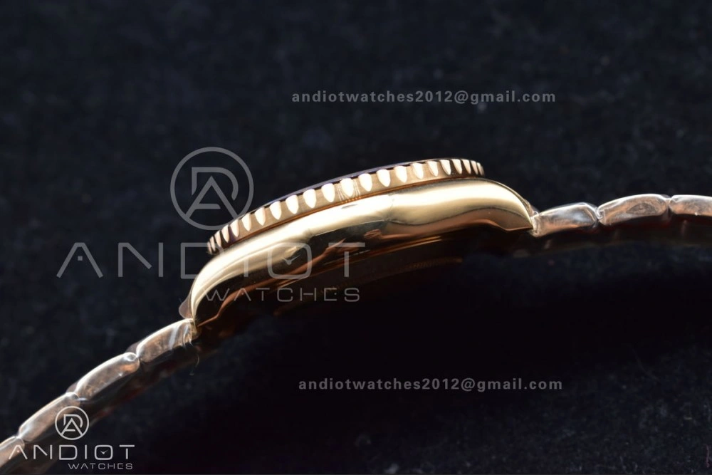 YachtMaster II 116685 RG Blue Ceramic GMF 1:1 Best Edition on RG Bracelet A7750