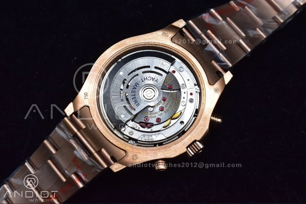 YachtMaster II 116685 RG Blue Ceramic GMF 1:1 Best Edition on RG Bracelet A7750