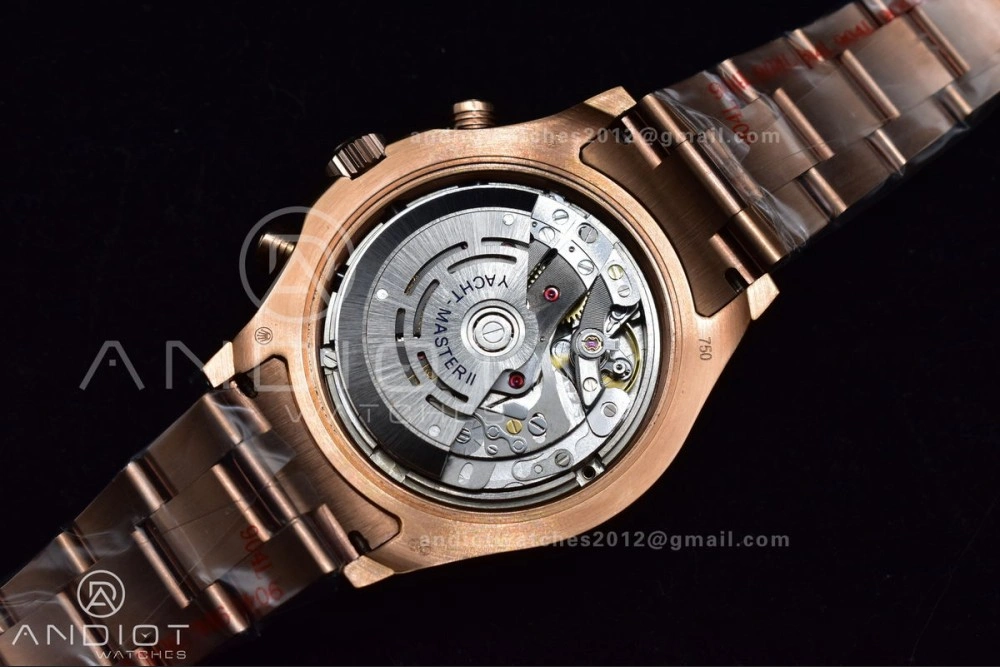 YachtMaster II 116685 RG Blue Ceramic GMF 1:1 Best Edition on RG Bracelet A7750