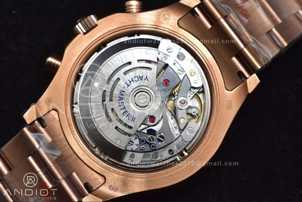 YachtMaster II 116685 RG Blue Ceramic GMF 1:1 Best Edition on RG Bracelet A7750