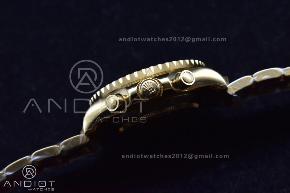 YachtMaster II 116688 YG KF 1:1 Best Edition White Dial on YG Bracelet A7750