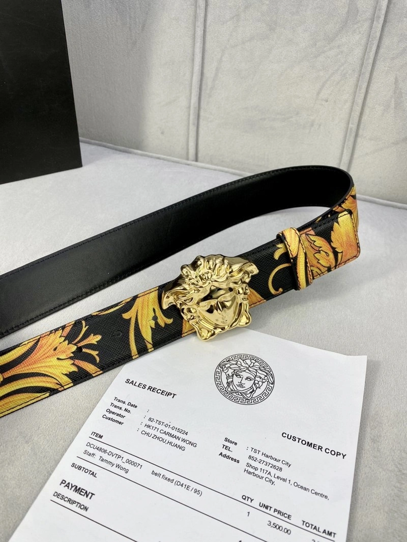 Faithkeybiz Versace Belts