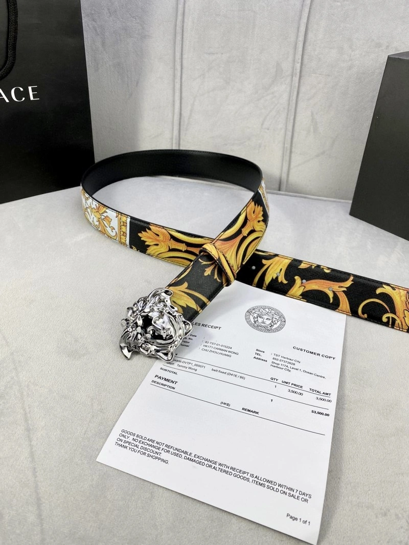 Faithkeybiz Versace Belts