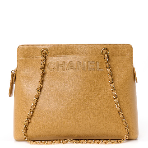 Everything You Need to Know About CHANEL Caviar Shoulder Bag Beige