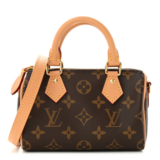 LOUIS VUITTON Monogram Nano Speedy Bandouliere