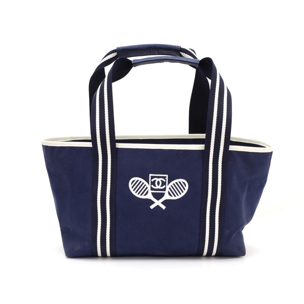 Tennis Sports Line Canvas Tote Bag