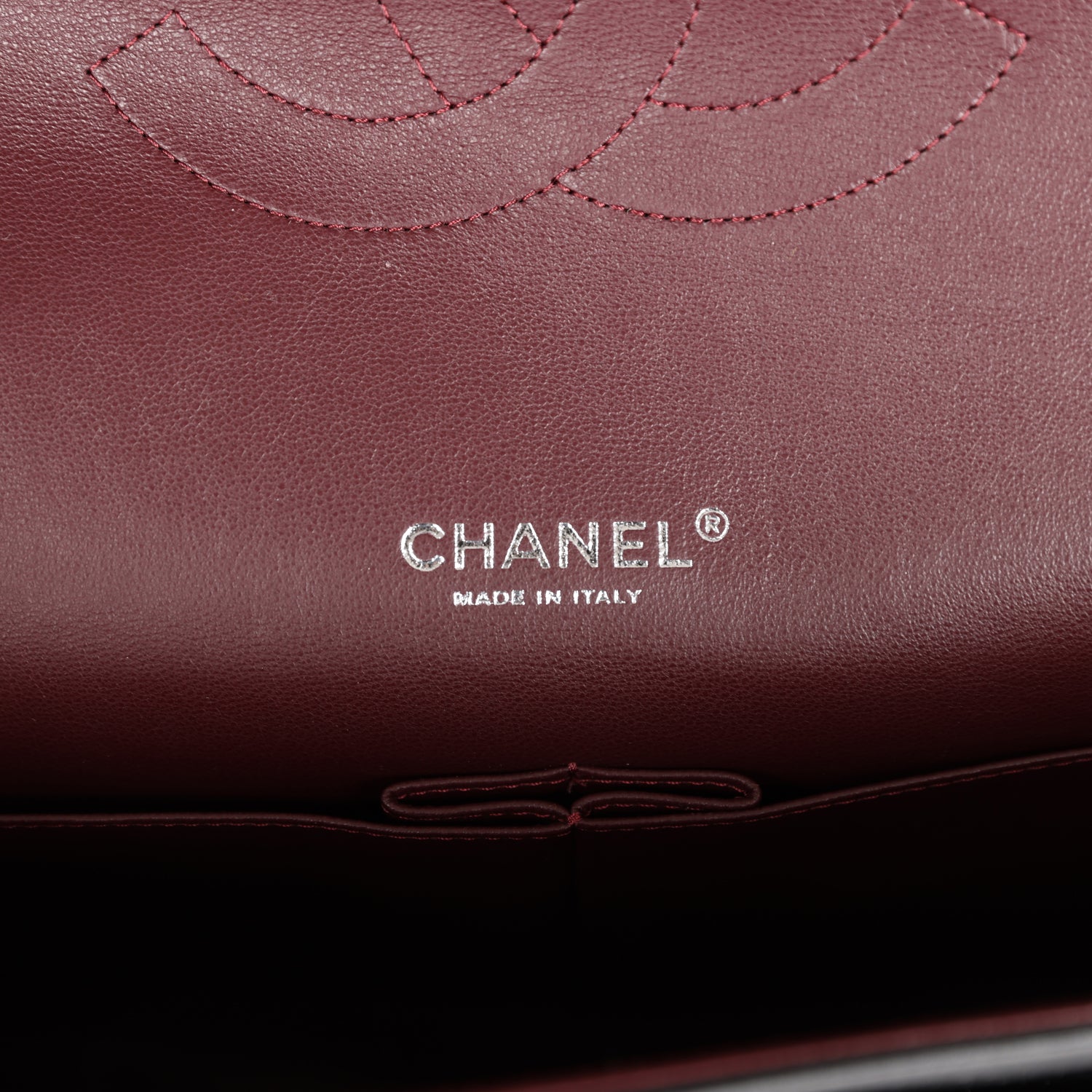 Chanel Maxi Classic Double Flap Bag Black Lambskin Silver Hardware - Image 8
