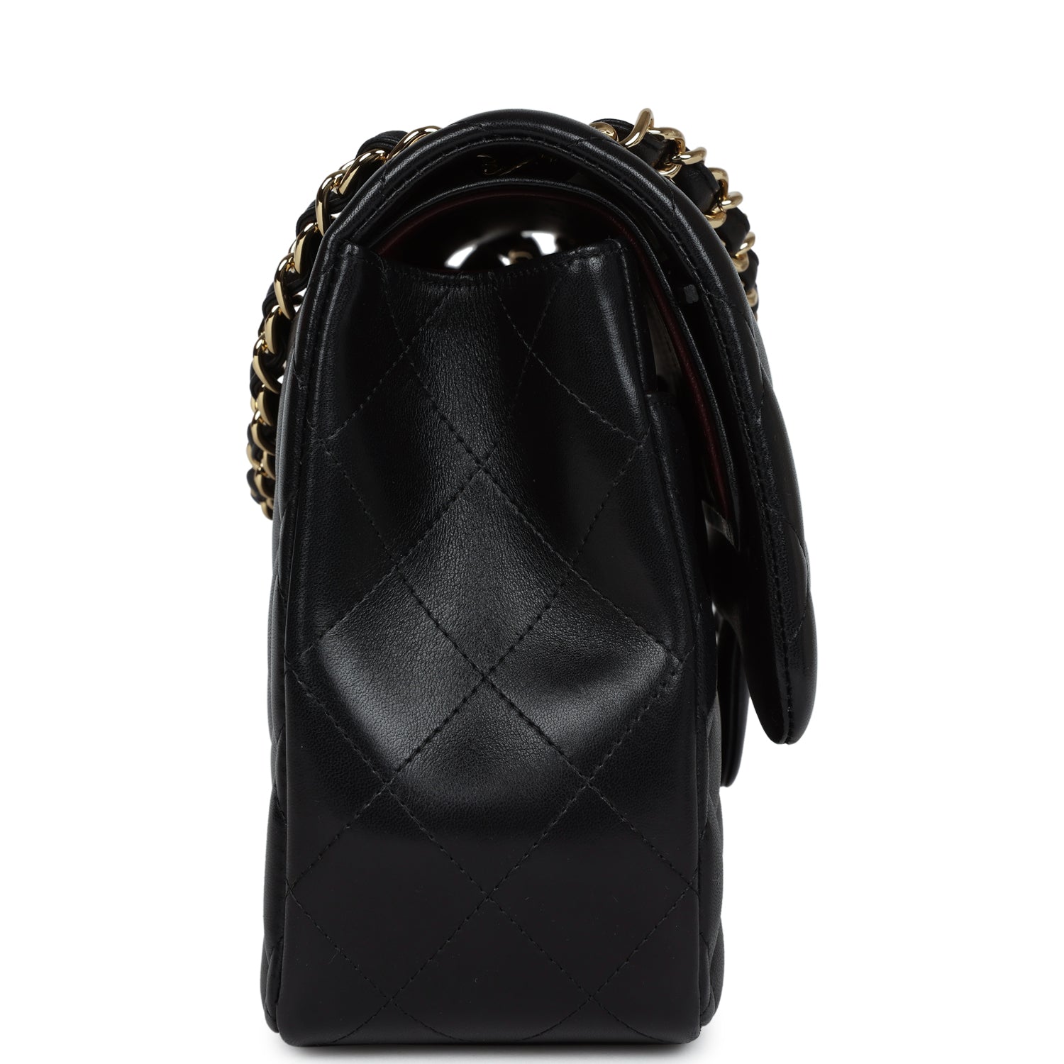 Chanel Jumbo Classic Double Flap Black Lambskin Gold Hardware - Image 3