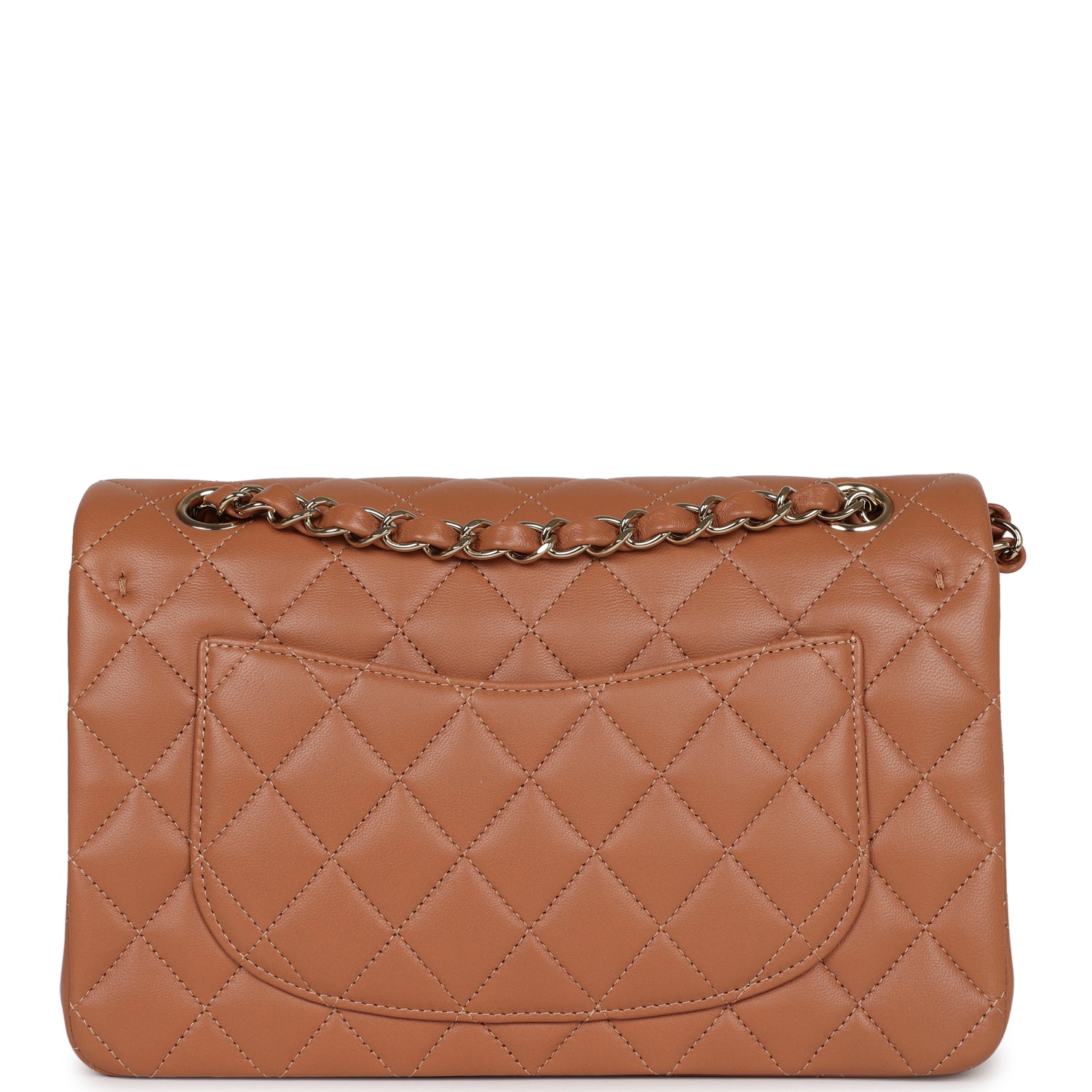 Chanel Small Classic Double Flap Caramel Lambskin Gold Hardware - Image 4
