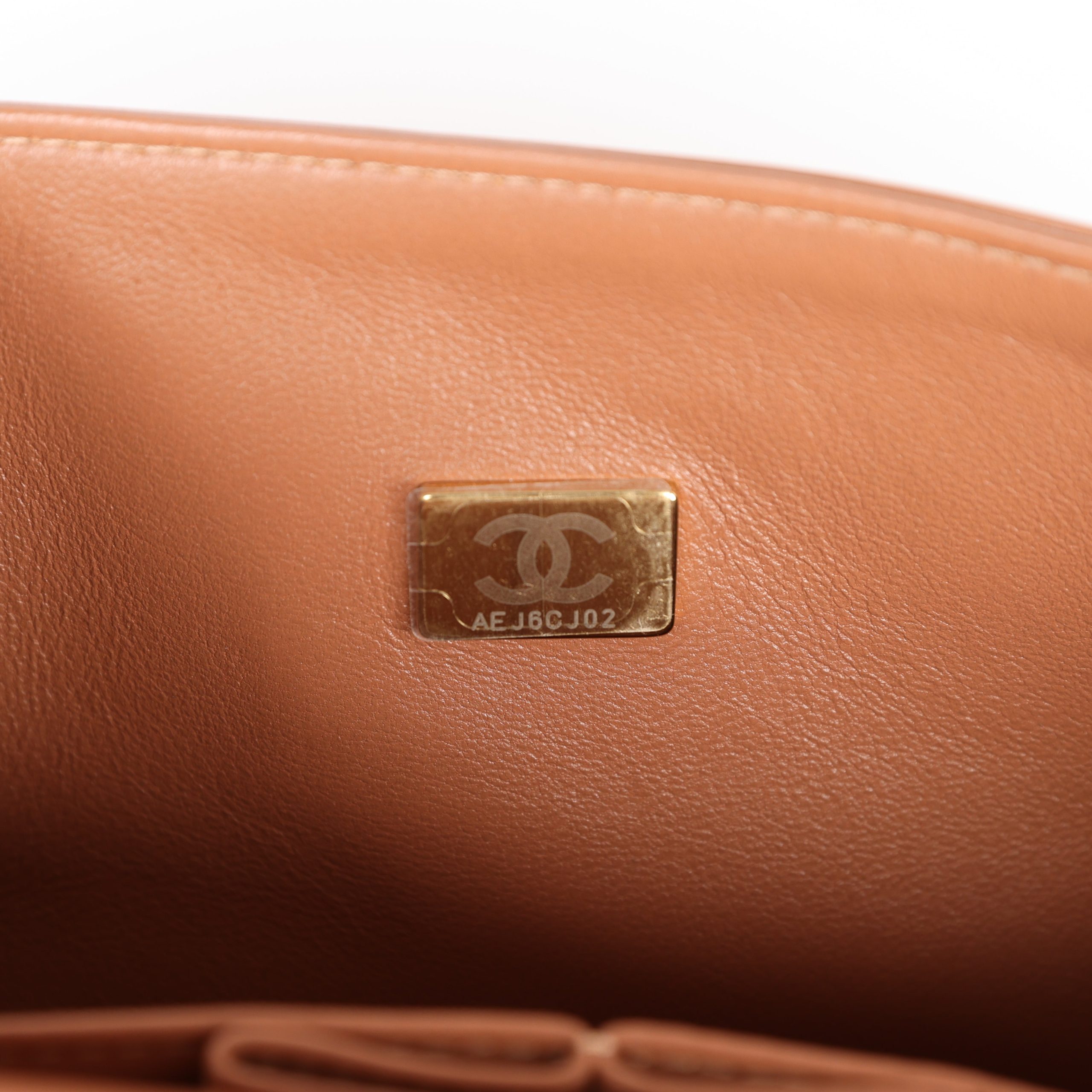 Chanel Small Classic Double Flap Caramel Lambskin Gold Hardware - Image 10