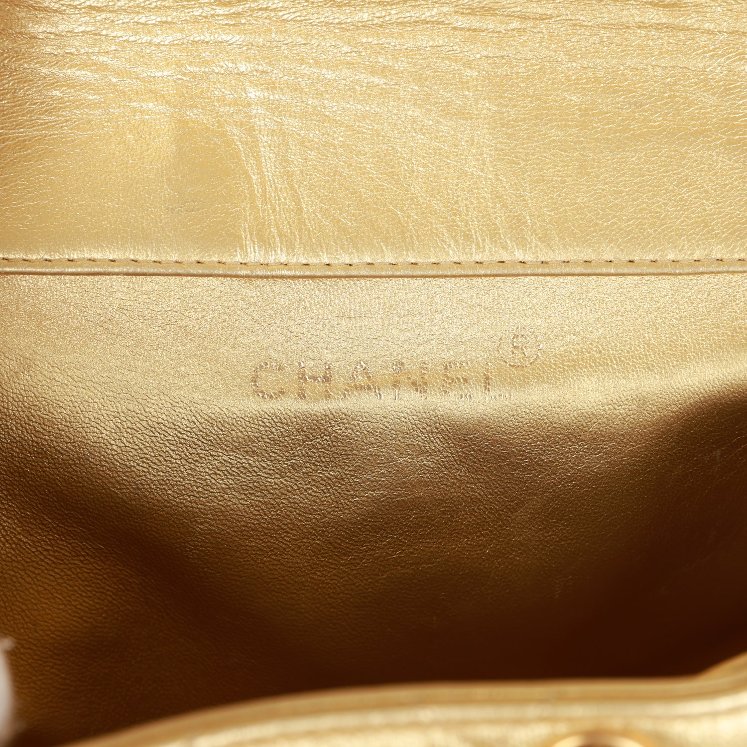 Vintage Chanel Duma Backpack Gold Metallic Lambskin Gold Hardware - Image 9