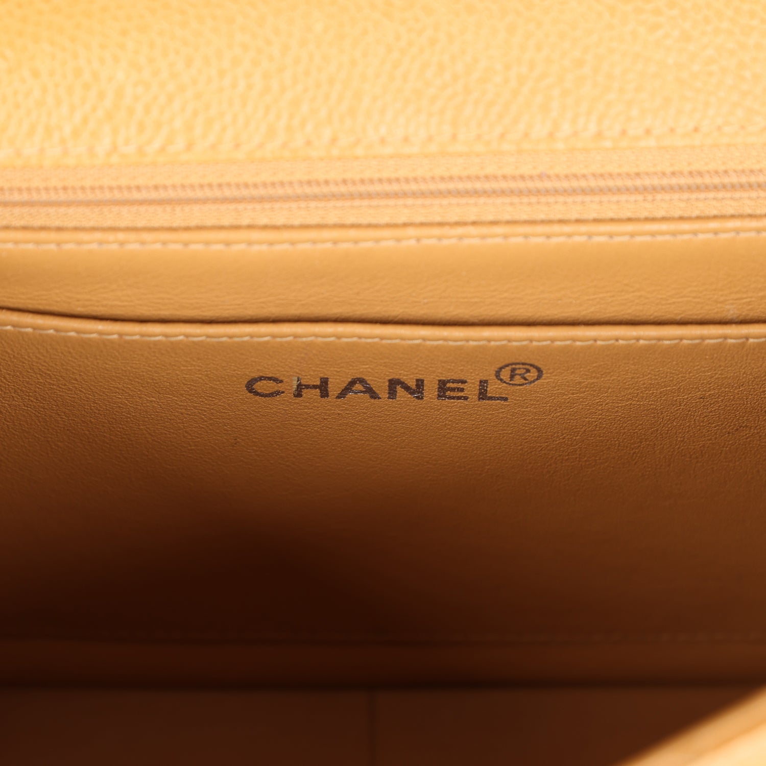 Vintage Chanel Medium Diana Flap Bag Dark Beige Caviar Silver Hardware - Image 9