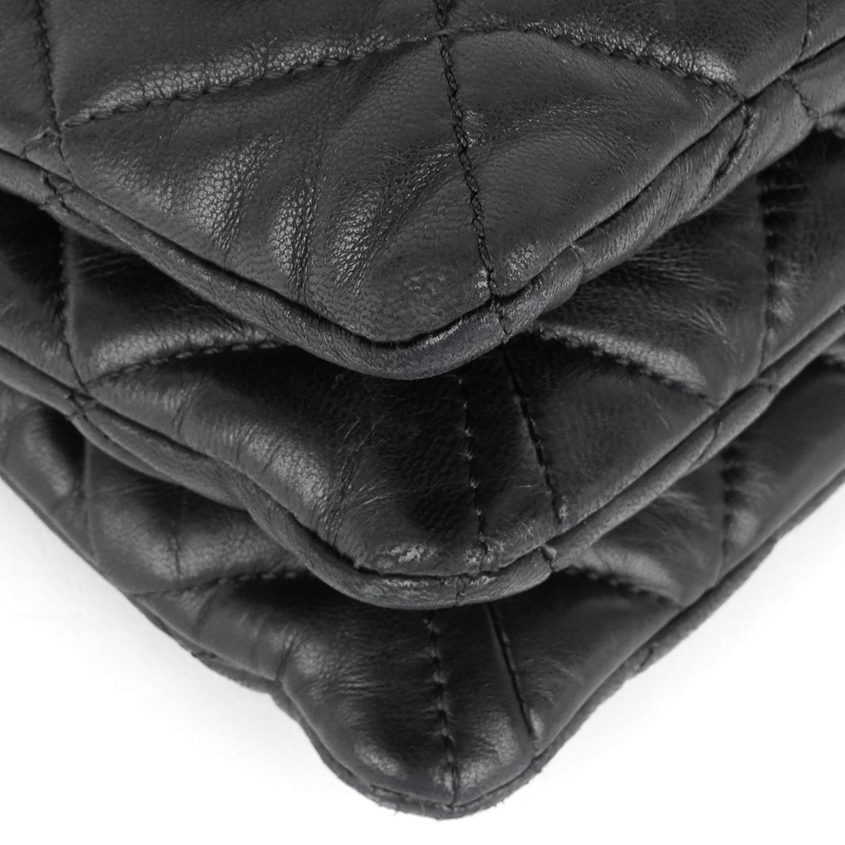 Accordion Lambskin Flap Bag - Image 8